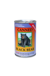 6" Canned Black Bear