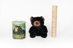 4" Mini Canned Black Bear