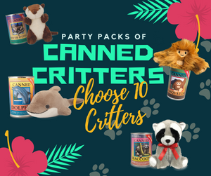 10 piece Party Pack 6" Canned Critters
