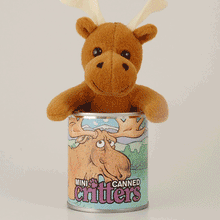 4" Mini Canned Moose - Canned Critters