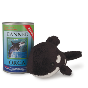 6" Canned Orca Killer Whale